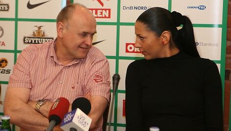 Lietuvos moterų krep&scaron;inio rinktinės spaudos konferencija