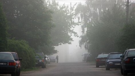 Vilnių apsupęs rūkas