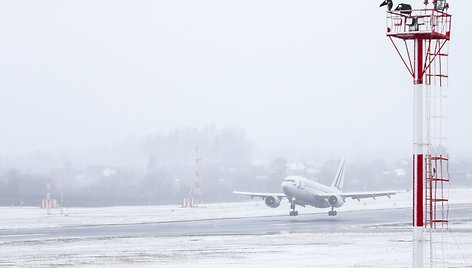 Vilniaus oro uoste nusileido Prancūzijos karinių oro pajėgų lėktuvas Airbus A310