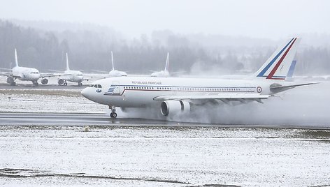 Vilniaus oro uoste nusileido Prancūzijos karinių oro pajėgų lėktuvas Airbus A310