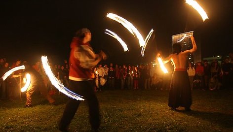 „Tebūnie nakties“ akimirka