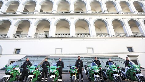 Lietuvos kelių policija pradėjo patruliuoti motociklais