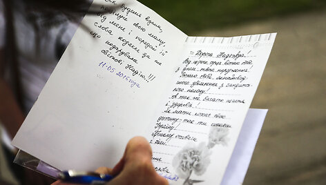 Nadijos Savčenko gimtadienio sveikinimas