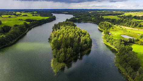 Aukštaitijos nacionalinis parkas ir Labanoro giria iš paukščio skrydžio