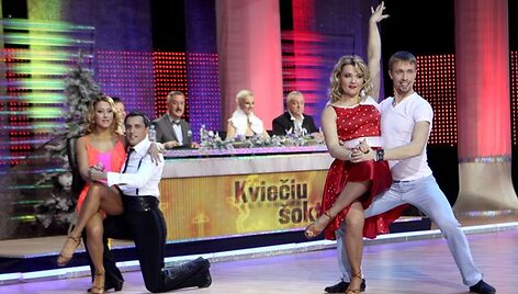Laidos filmavimo akimirka