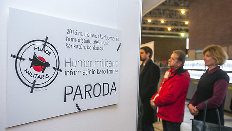 Paroda &bdquo;Humor militaris: informacinio karo fronte&ldquo;