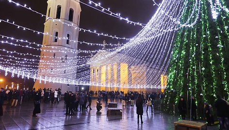 Naujųjų metų sutiktuvės Vilniaus centre