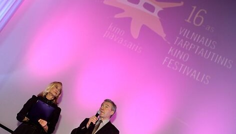 16-ojo festivalio "Kino pavasaris" atidarymo akimirka