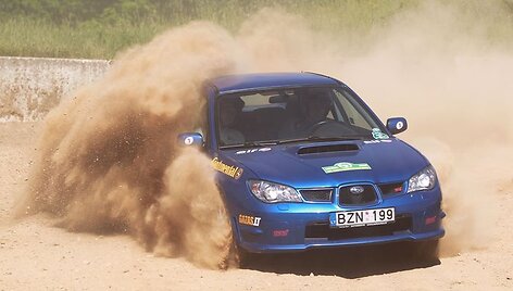 Žurnalistų ralio &bdquo;Lietuva 2011&ldquo; akimirka