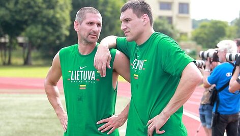 Treniruotės akimirka