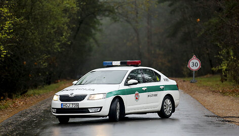 Paskutinį spalio sekmadienį policija Vilniuje surengė reidą