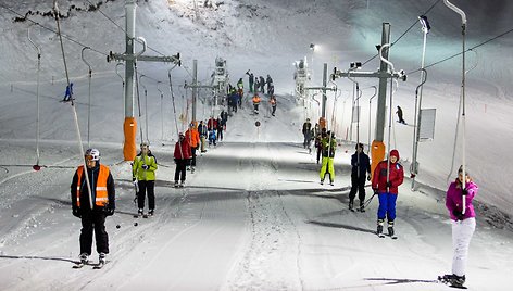 Liepkalnyje atidarytas slidinėjimo sezonas