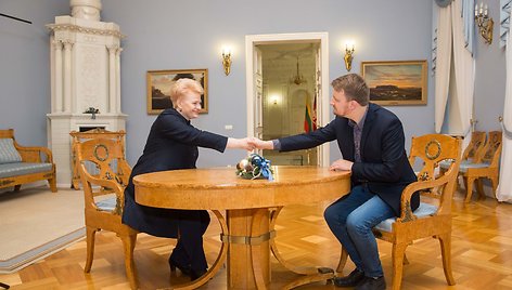 Dalia Grybauskaitė ir Paulius Gritėnas