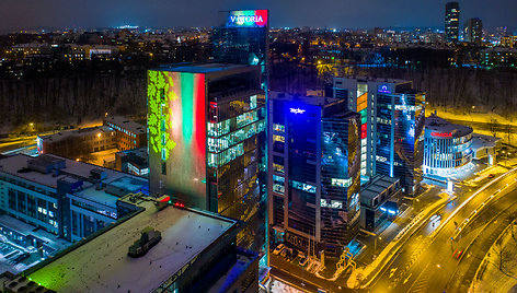 Vilnius pasipuošė Lietuvos šimtmečiui