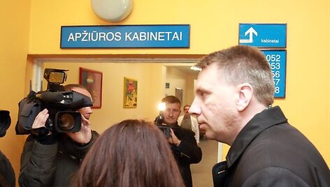 Darius Valys ligoninėje.