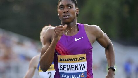 C.Semenya bėgimo akimirkos