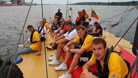 Krep&scaron;ininkai paragavo buriuotojų duonos