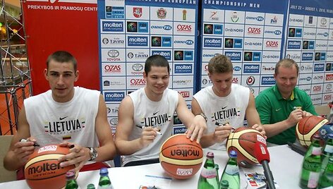Lietuvos a&scaron;tuoniolikmečiai krep&scaron;ininkai ir fanų zonos pristatymas