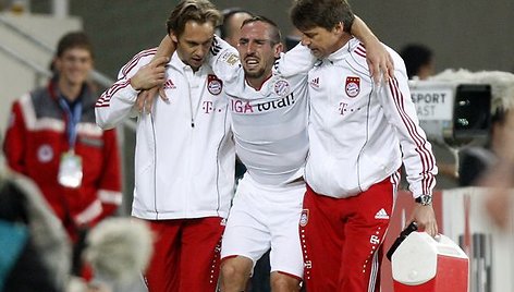 F.Ribery pasirodymas rungtynėse ir trauma