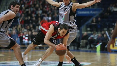 Antrosios Europos taurės Top-16 etapo rungtynės: Vilniaus &bdquo;Lietuvos rytas&ldquo; - Bilbao &bdquo;iurbentia&ldquo; (2008.02.03)
