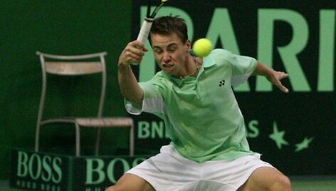 Ričardas Berankis pirmame mače 6:1, 6:3, 6:1 įveikė George'ą Khrikadze