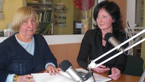 J.Saulėnienė ir R.Budvytienė vakar vedė pirmąją ciklo laidą.