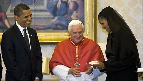 B.Obama susitiko su popiežium