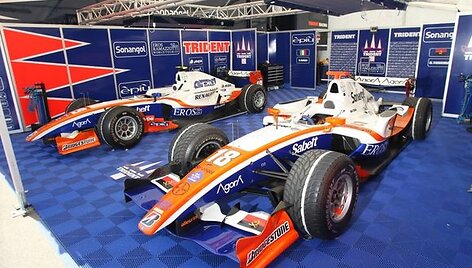 Jaunasis lietuvis testuos italų komandos &bdquo;Trident racing&ldquo; automobilį.
