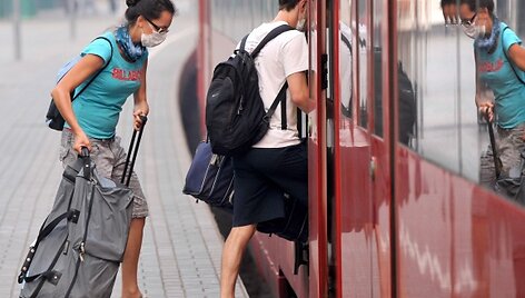 Nors Maskvoje atokvėpis, daugelis vis tiek nori palikti miestą