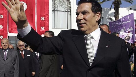 Buvęs Tuniso prezidentas Zine'as El Abidine'as Ben Ali