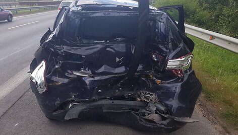 Sustoti spėjęs, bet smūgį į galą patyręs &bdquo;Citroen&ldquo;