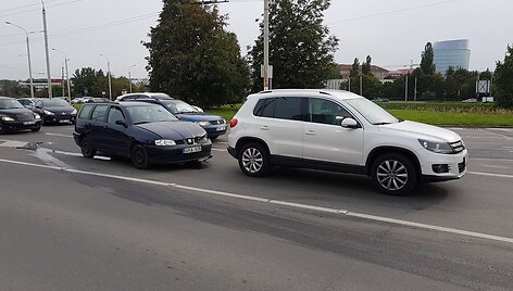 Avarija Vilniuje, kurios dalyviai pildė deklaraciją