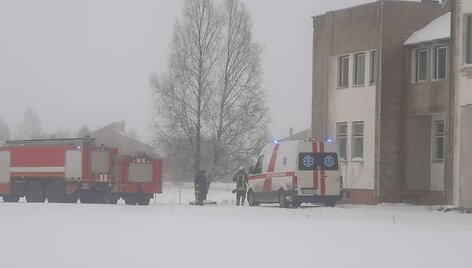 Įvykio vietoje Vilkyčiuose