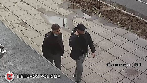 Užfiksuoti jauni vyrai