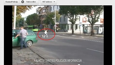 Į pareigūnų akiratį pateko ir pažeidėja su karučiu.