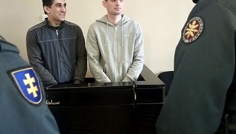 Vladas Aleksandravičius (kairėje) ir Edgaras Adomavičius