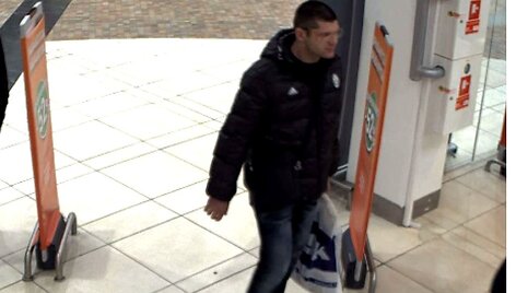 Užfiksuotas įtariamasis