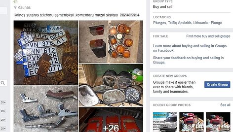 Skelbimas &bdquo;Facebook&ldquo;