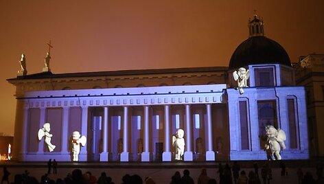 Kalėdinė 4D projekcija
