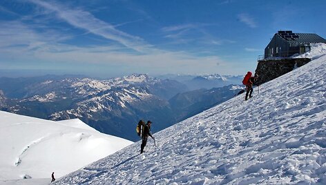 Lietuvių alpinistai kopia į Monblaną