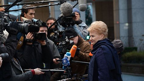 Dalia Grybauskaitė Briuselyje