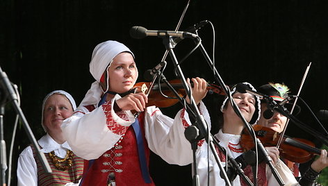 Festivalio „Skamba skamba kankliai“ akimirka 