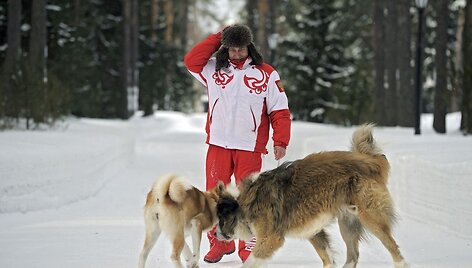 Vladimiras Putinas naujoje fotosesijoje