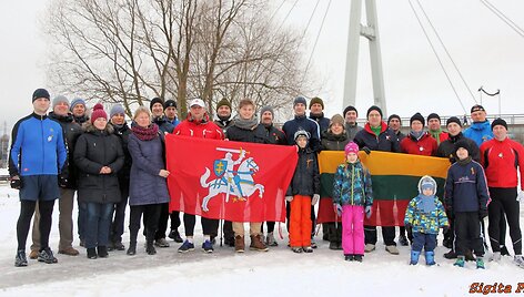 Bėgimas Tartu sausio 13-osios aukų atminimui. (c) Sigita Matulevičienė