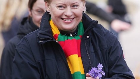 Akcijoje „Darom 2011“ dalyvauja ir prezidentė Dalia Grybauskaitė. 