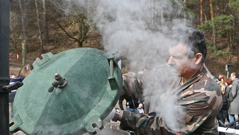 Akcijos „Darom“ akimirka sostinėje 