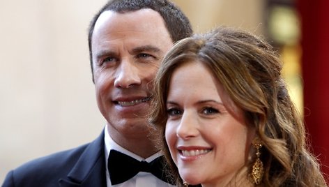 Johnas Travolta su zmona