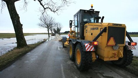 Vakarų Lietuvoje vanduo kyla