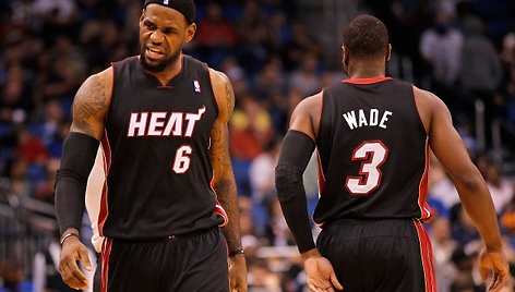 LeBronas Jamesas ir Dwyane'as Wade'as