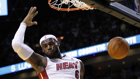 LeBronas Jamesas yra rezultatyviausias NBA lygos krep&scaron;ininkas.